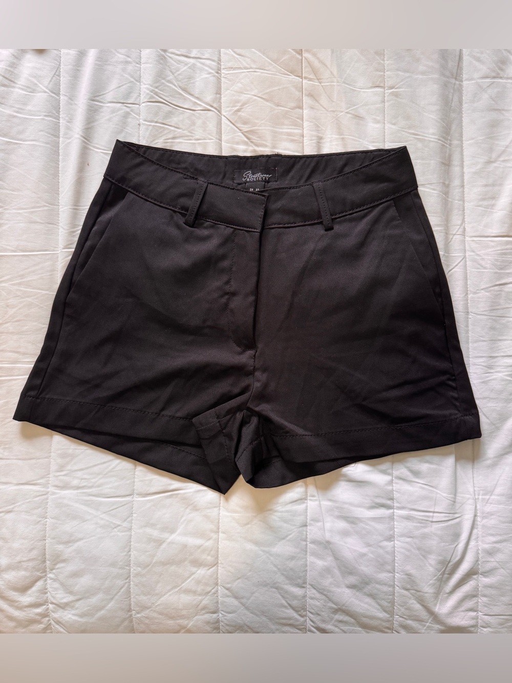 Black Women's Dress Shorts